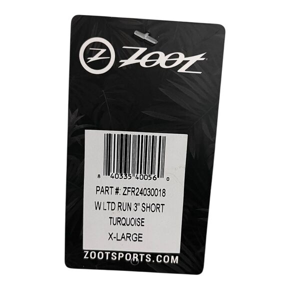 NWT Zoot Sport | Women’s Turquoise 3” Running Shorts XL - Picture 9 of 11